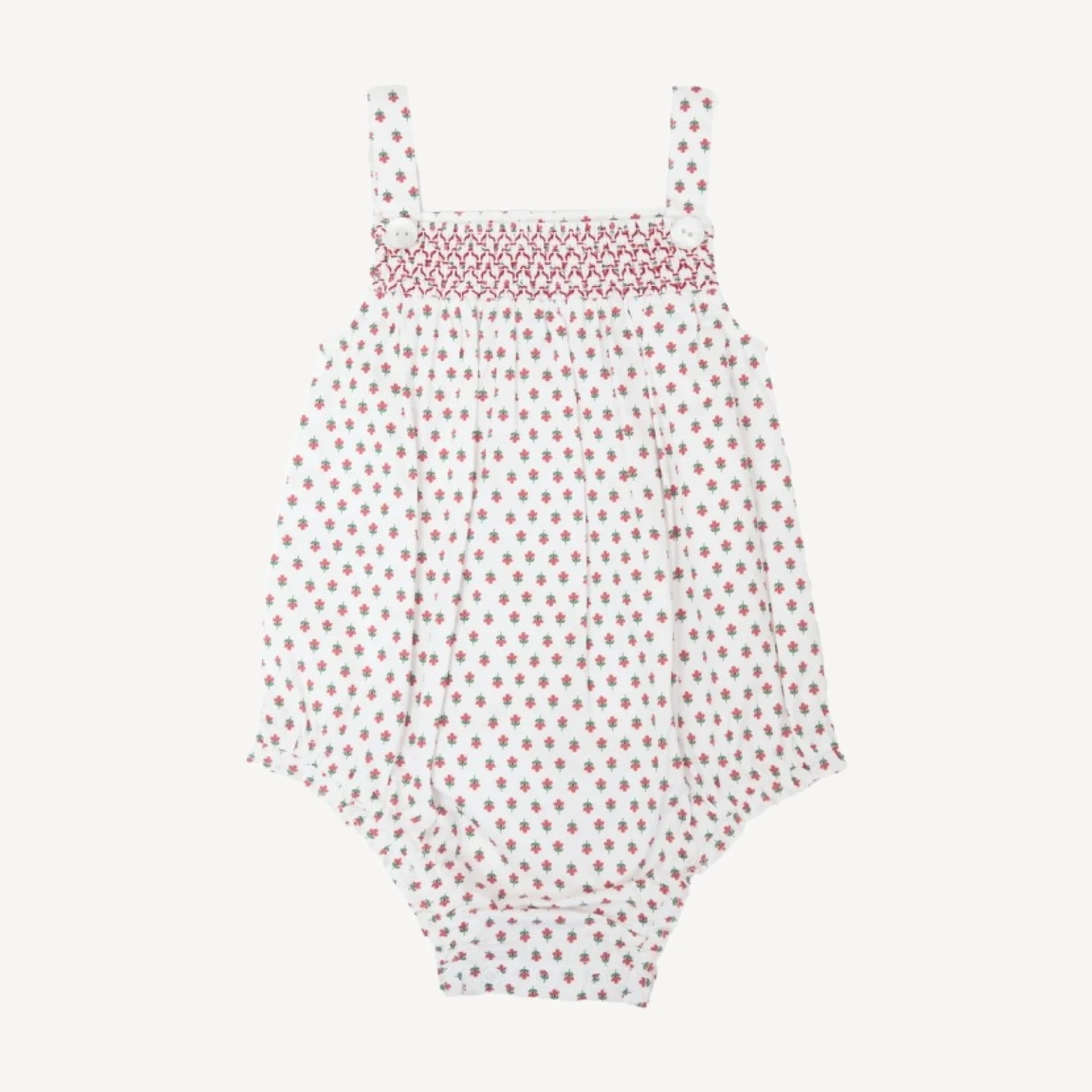 The Baby Arlo Bubble - White Poppy Half Drop
