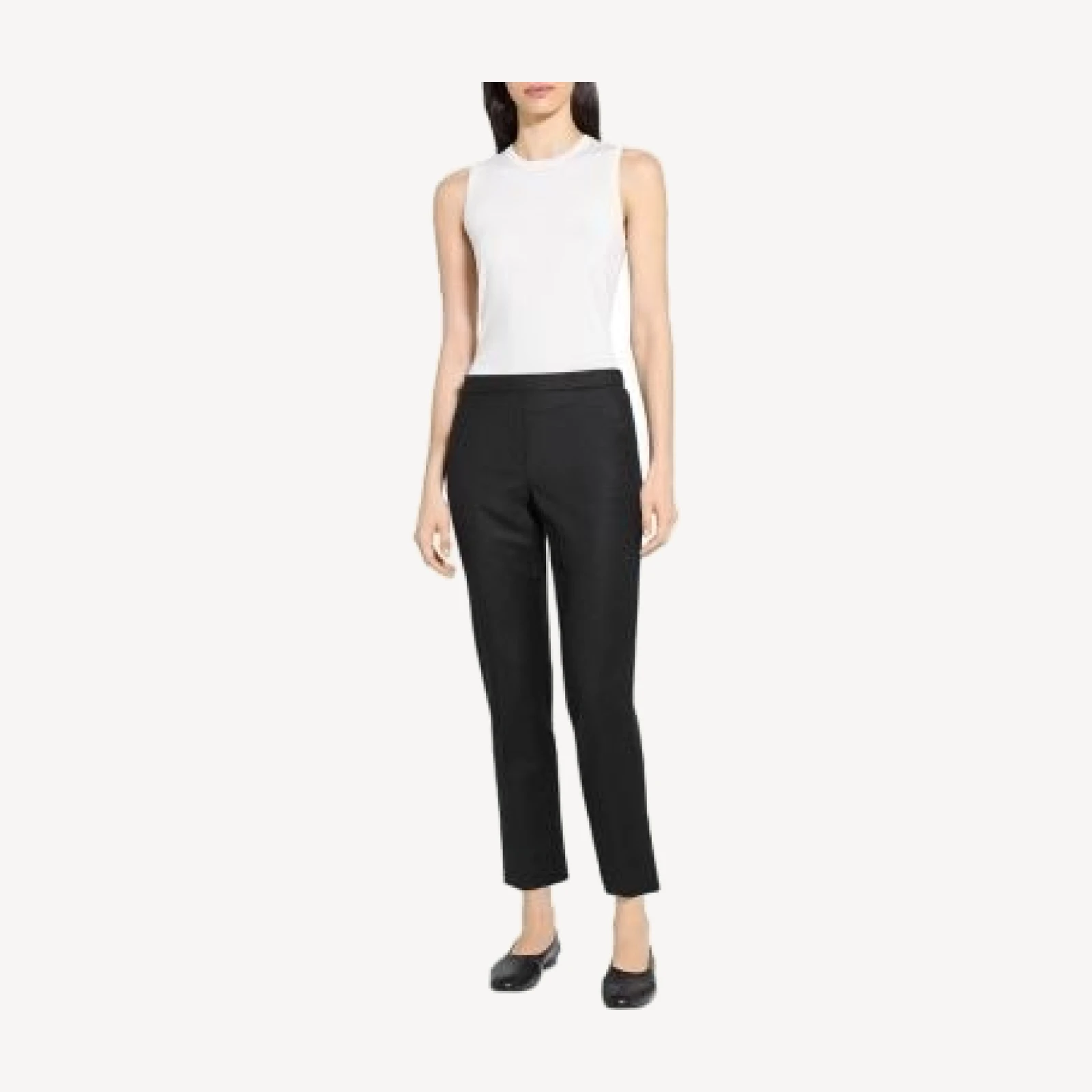Theory Sleek Flannel Treeca Pull On Pant