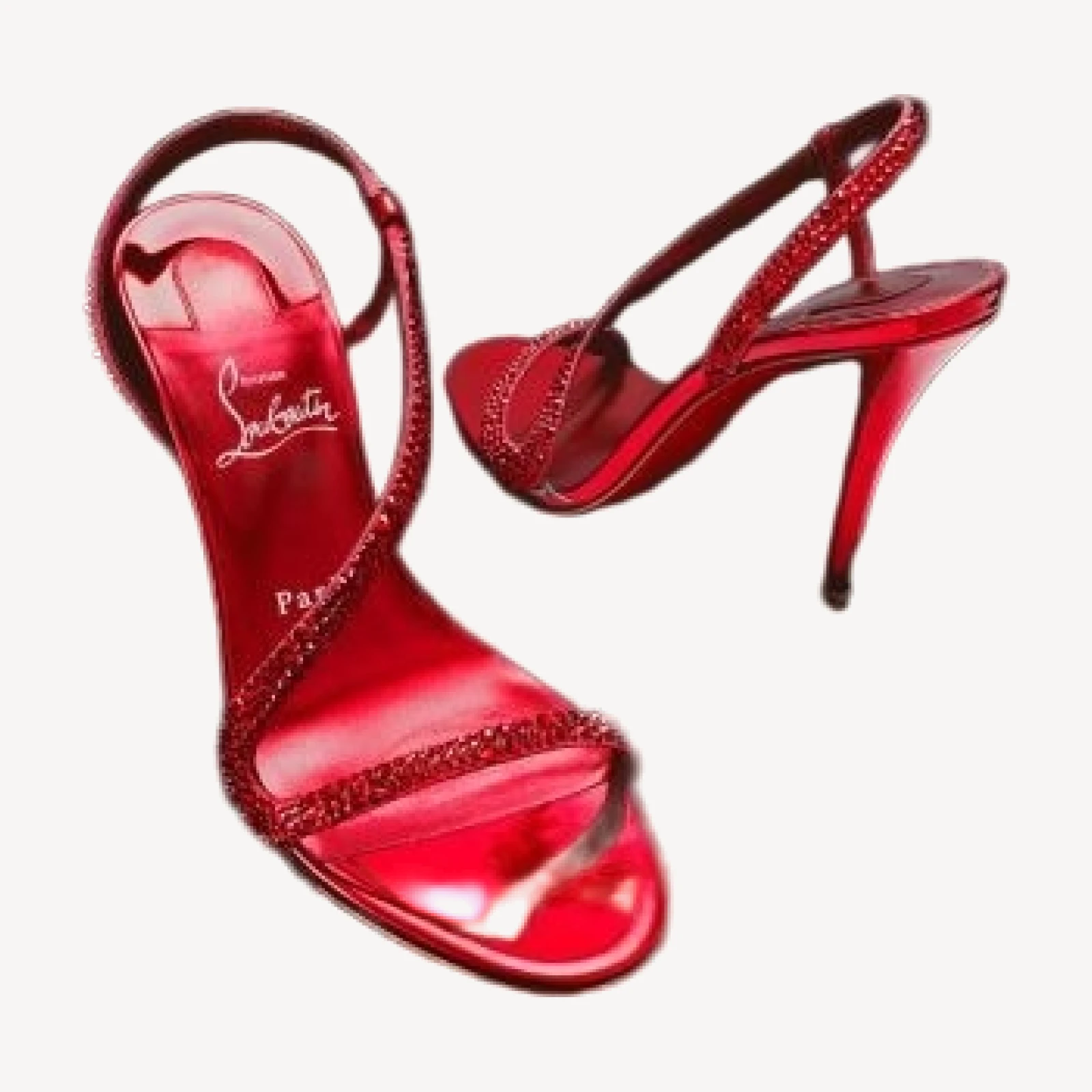 Christian Louboutin Women's Rosa Z Strass 4 Sandals - Exclusive