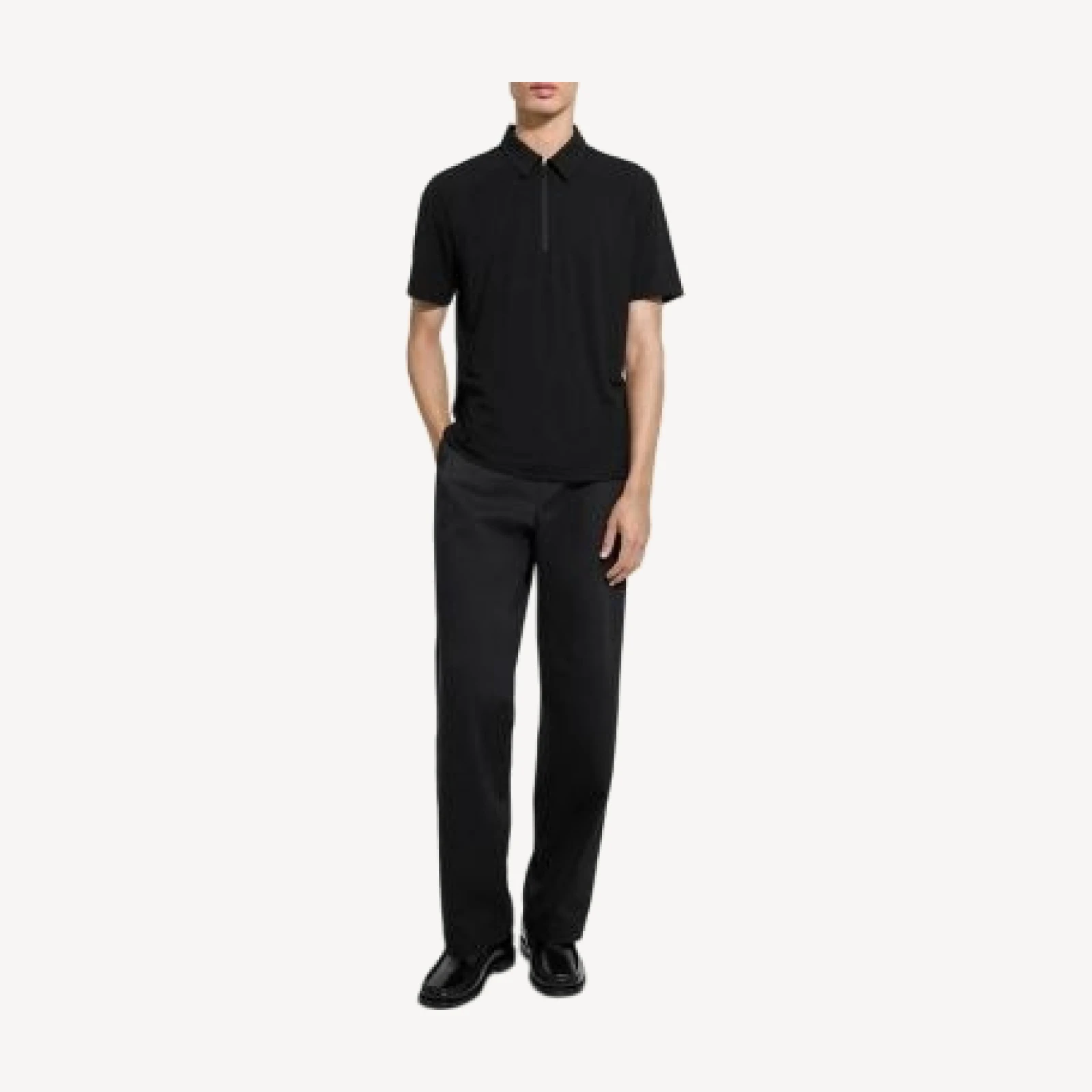 Theory Ryder Quarter Zip Polo