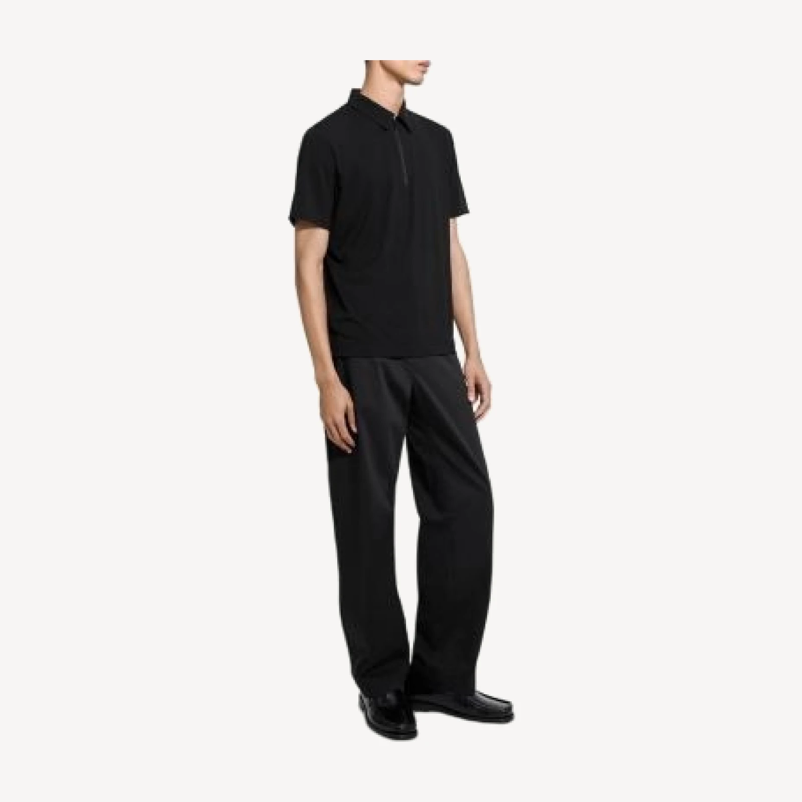 Theory Ryder Quarter Zip Polo