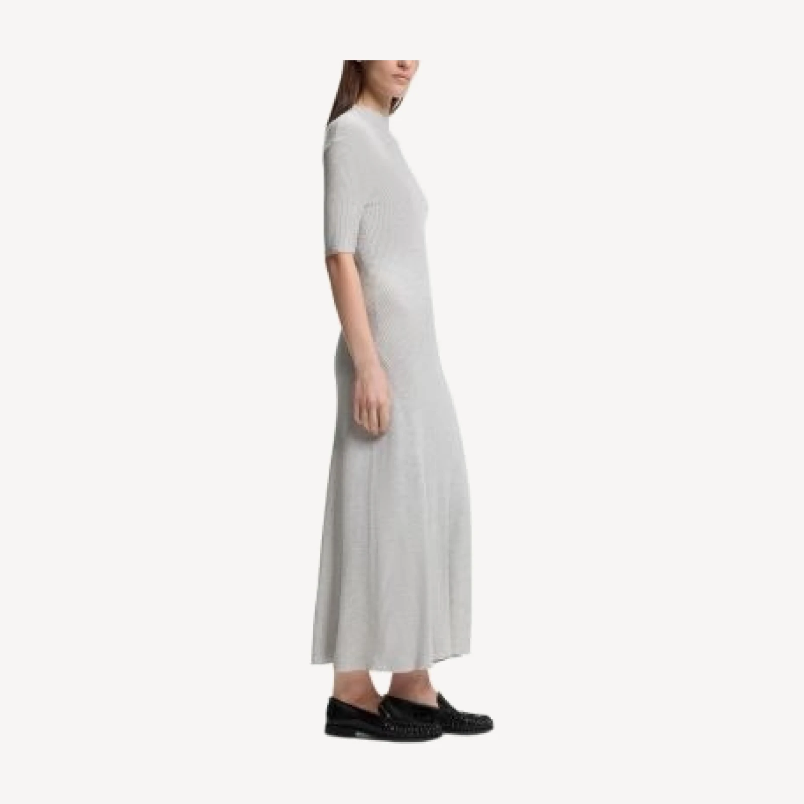 Boss Farie Ribbed Half Sleeve Dress