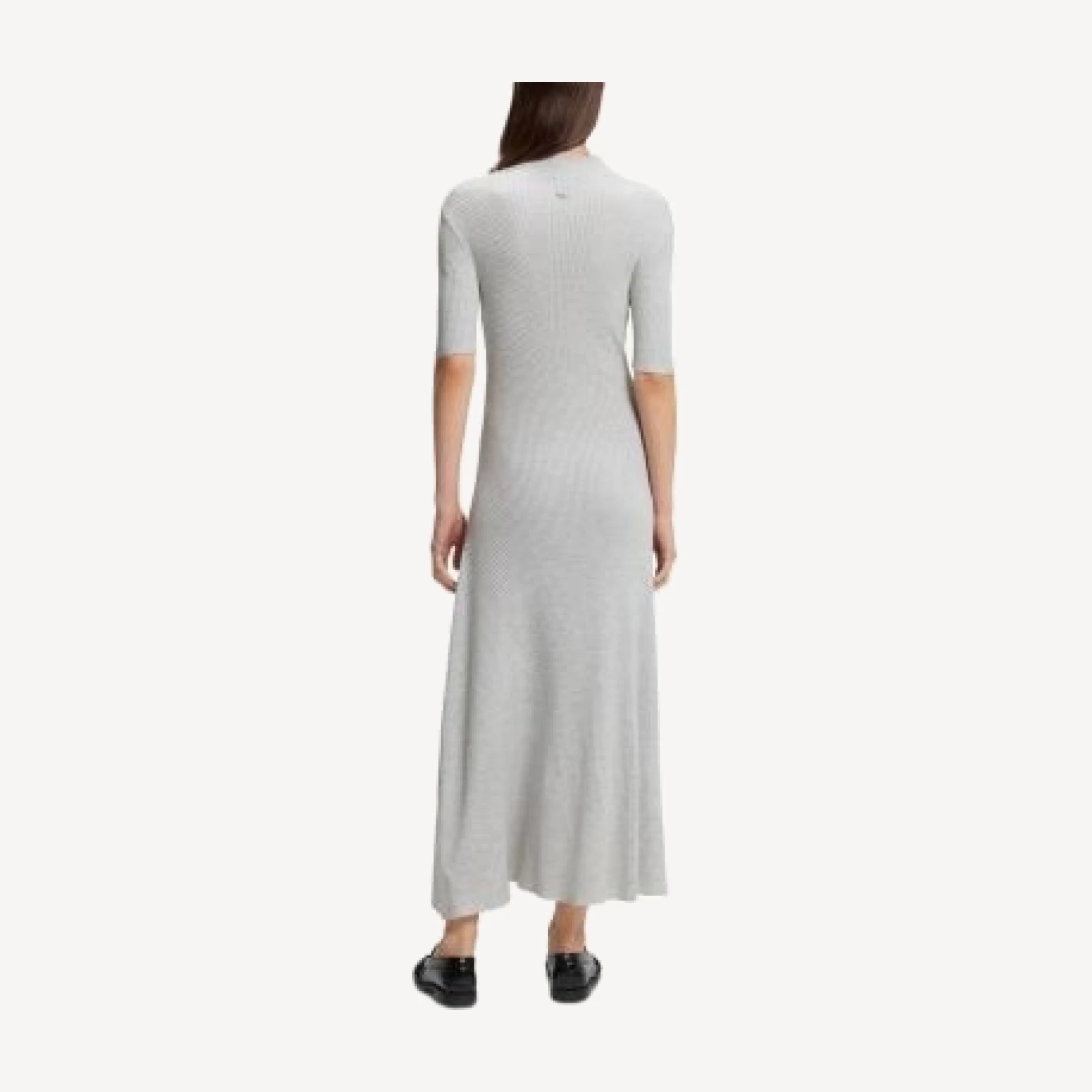 Boss Farie Ribbed Half Sleeve Dress