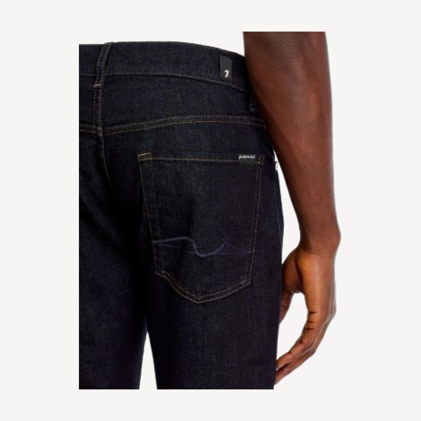 7 For All Mankind The Straight Fit Jeans in Rinse Blue