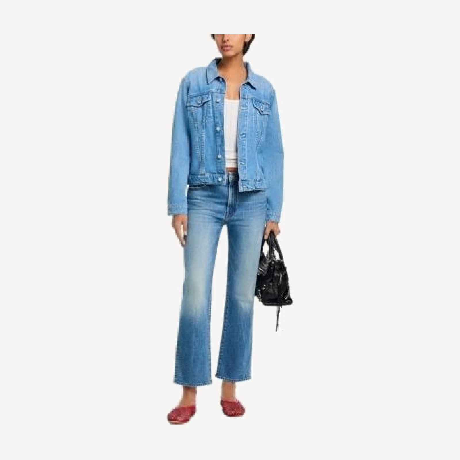 Mother The Bruiser Jean Jacket in Last Bite