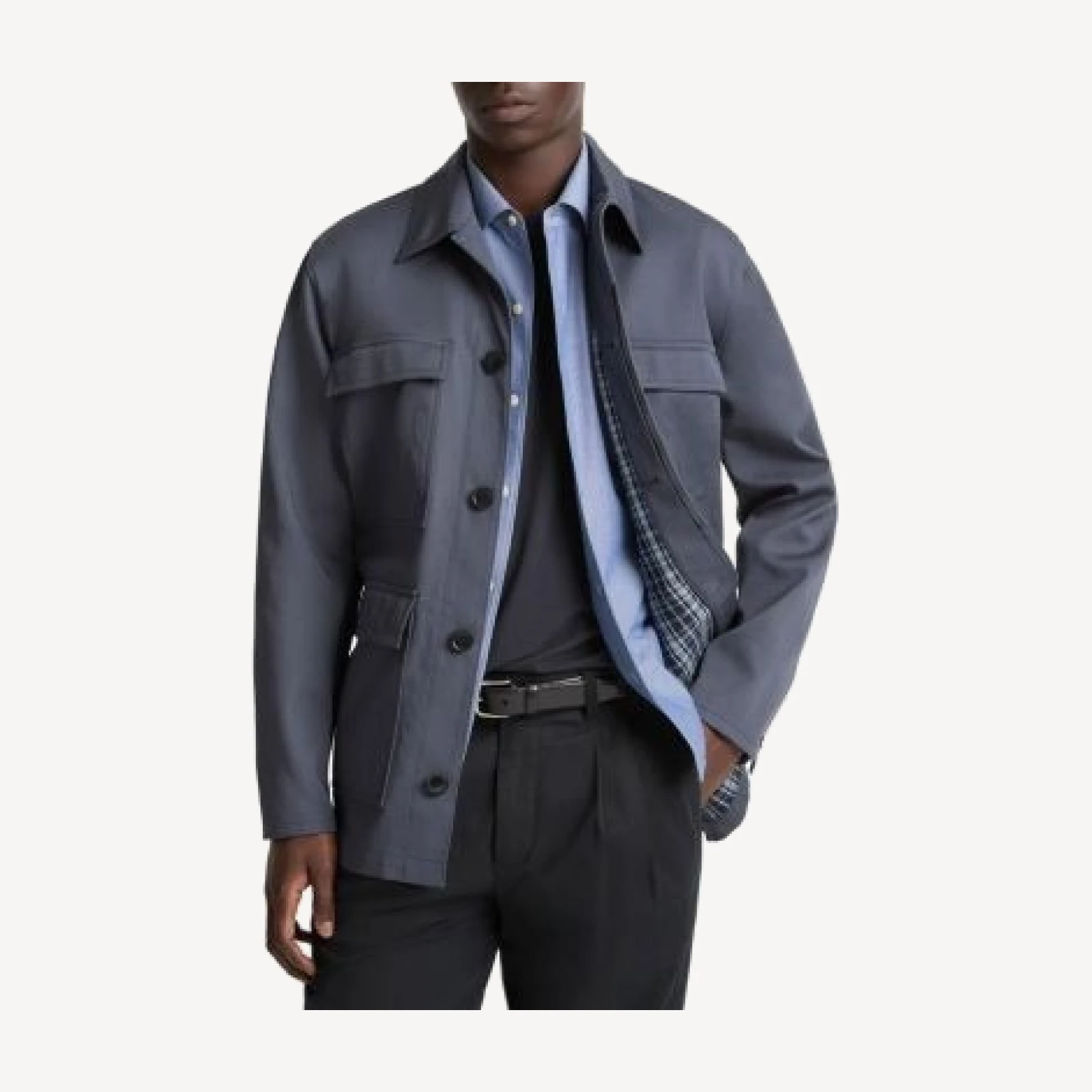 Vince Brushed Twill Chore Coat