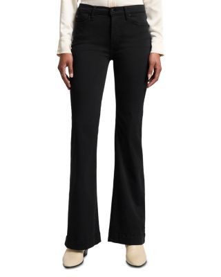 7 For All Mankind Dojo Tailorless Bootcut Jeans in Black