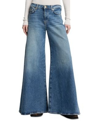 7 For All Mankind Willow Extra Wide Jeans in Debut