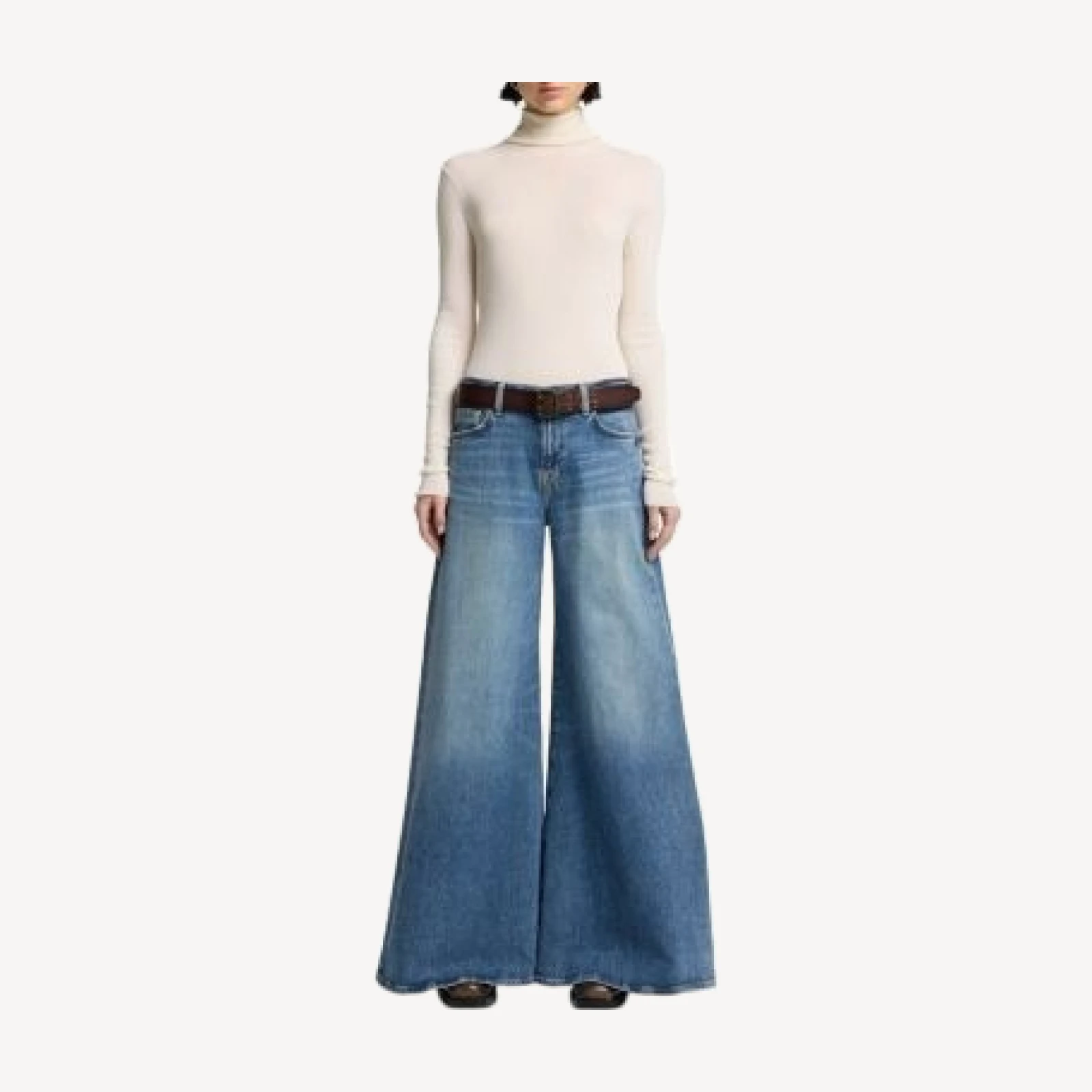 7 For All Mankind Willow Extra Wide Jeans in Debut