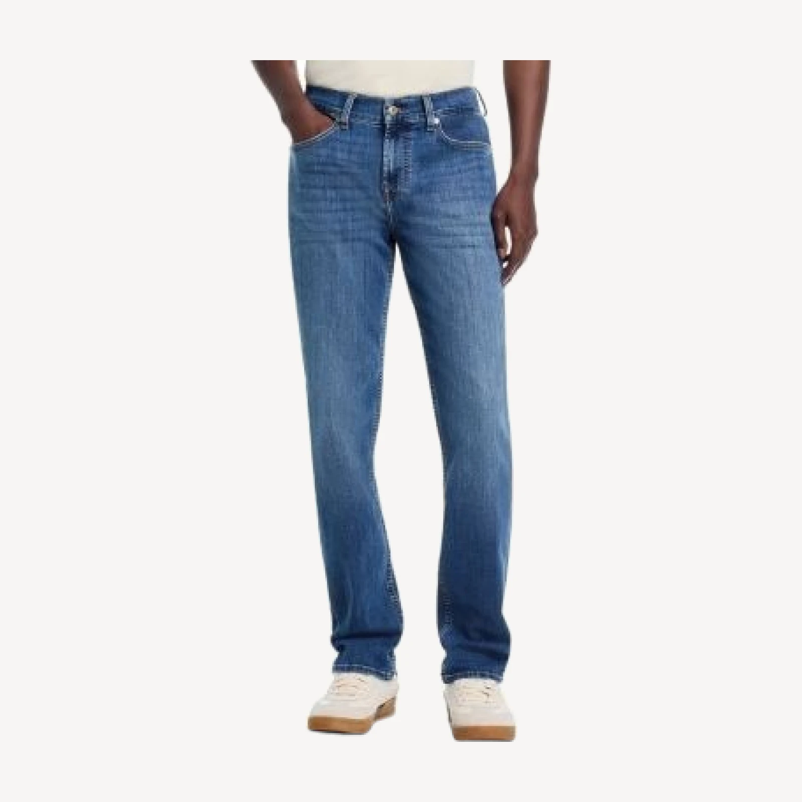 7 For All Mankind Slimmy Slim Straight Fit Jeans in Brink