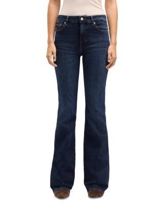7 For All Mankind The Leggy Bootcut Jeans in Midnight Fade