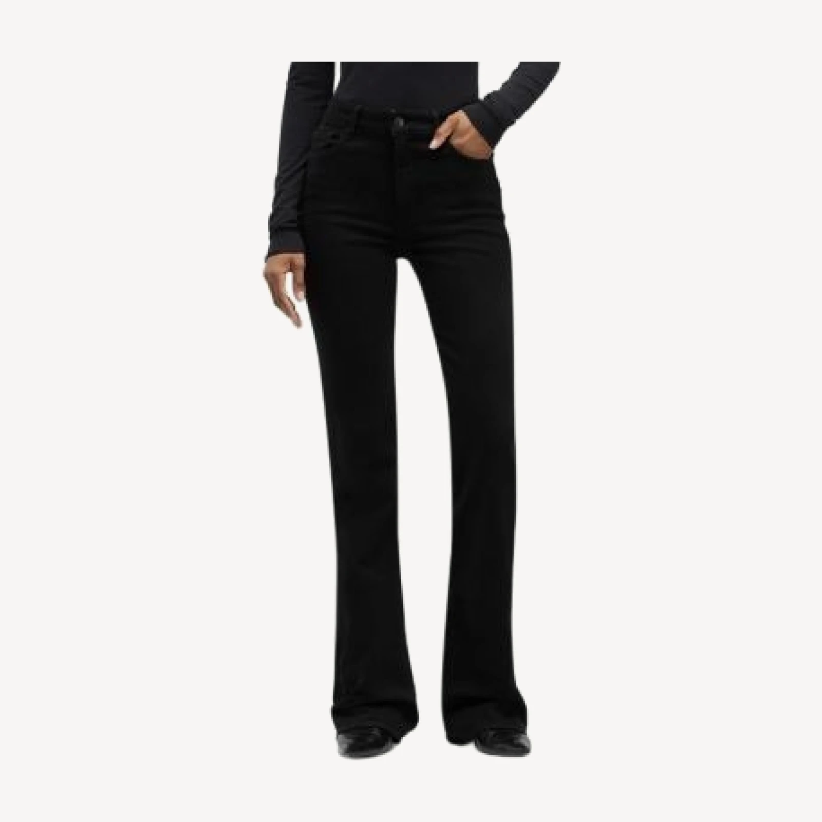 7 For All Mankind The Leggy High Rise Bootcut Jeans in Soho Night