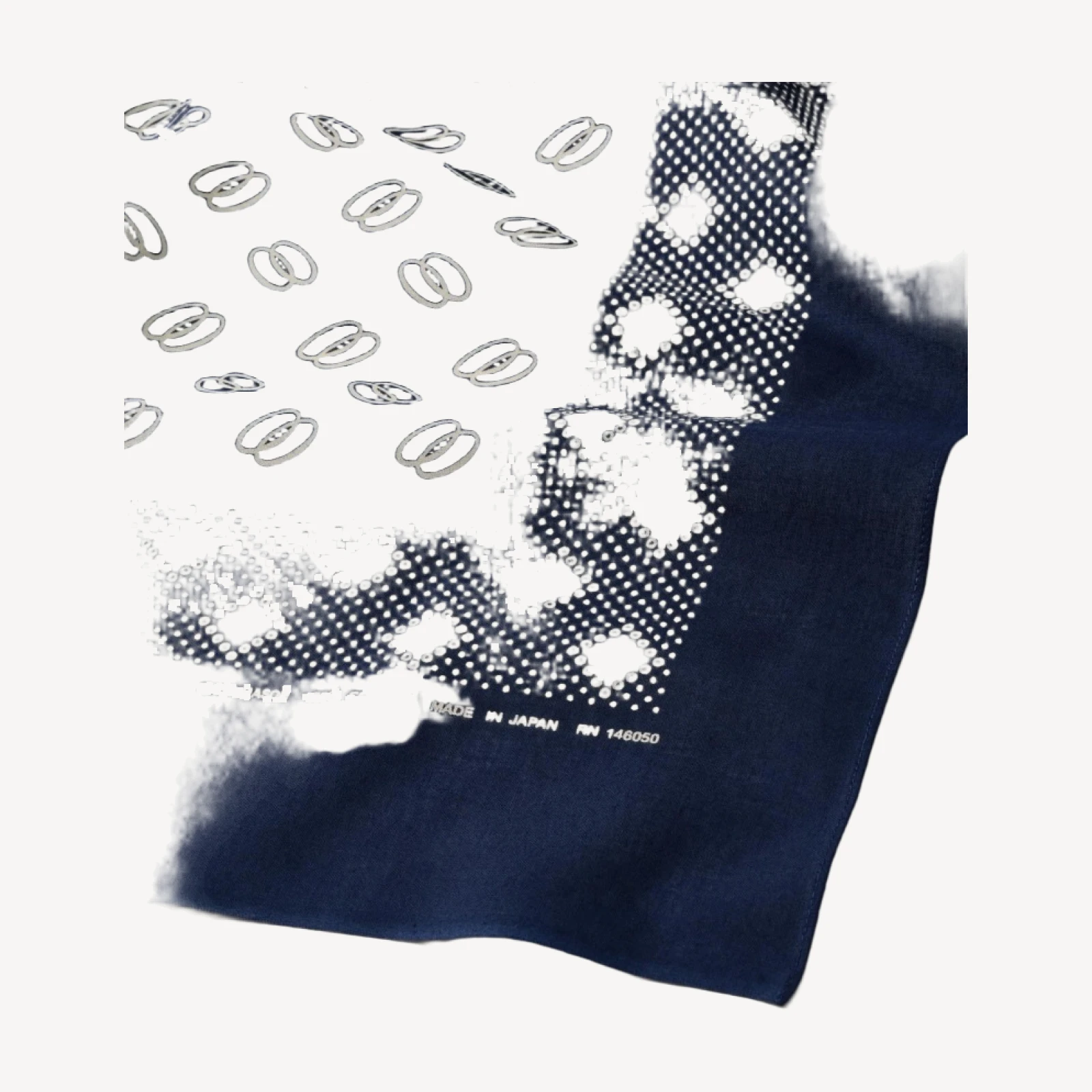 Deep Navy Japanese Cotton Bandana