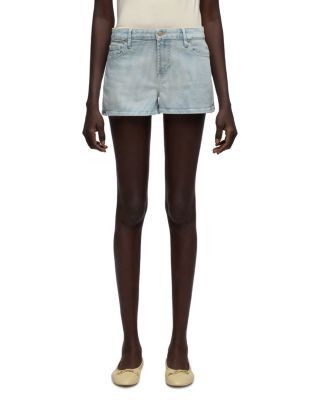 7 For All Mankind Stripe Denim Shorts