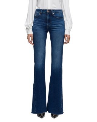 7 For All Mankind The Leggy High Rise Bootcut Jeans in Current