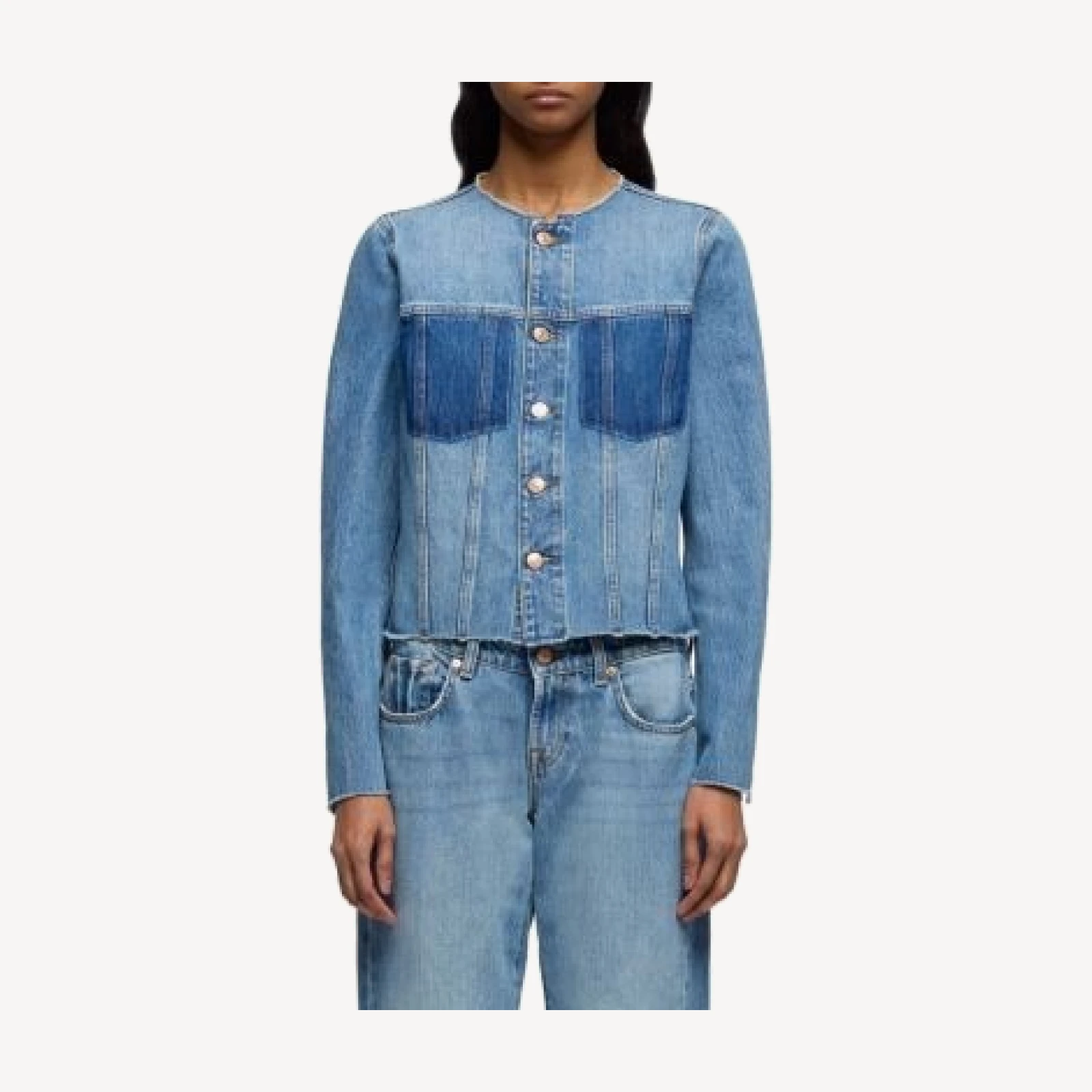7 For All Mankind Vicky Jean Jacket in Shadowcrest
