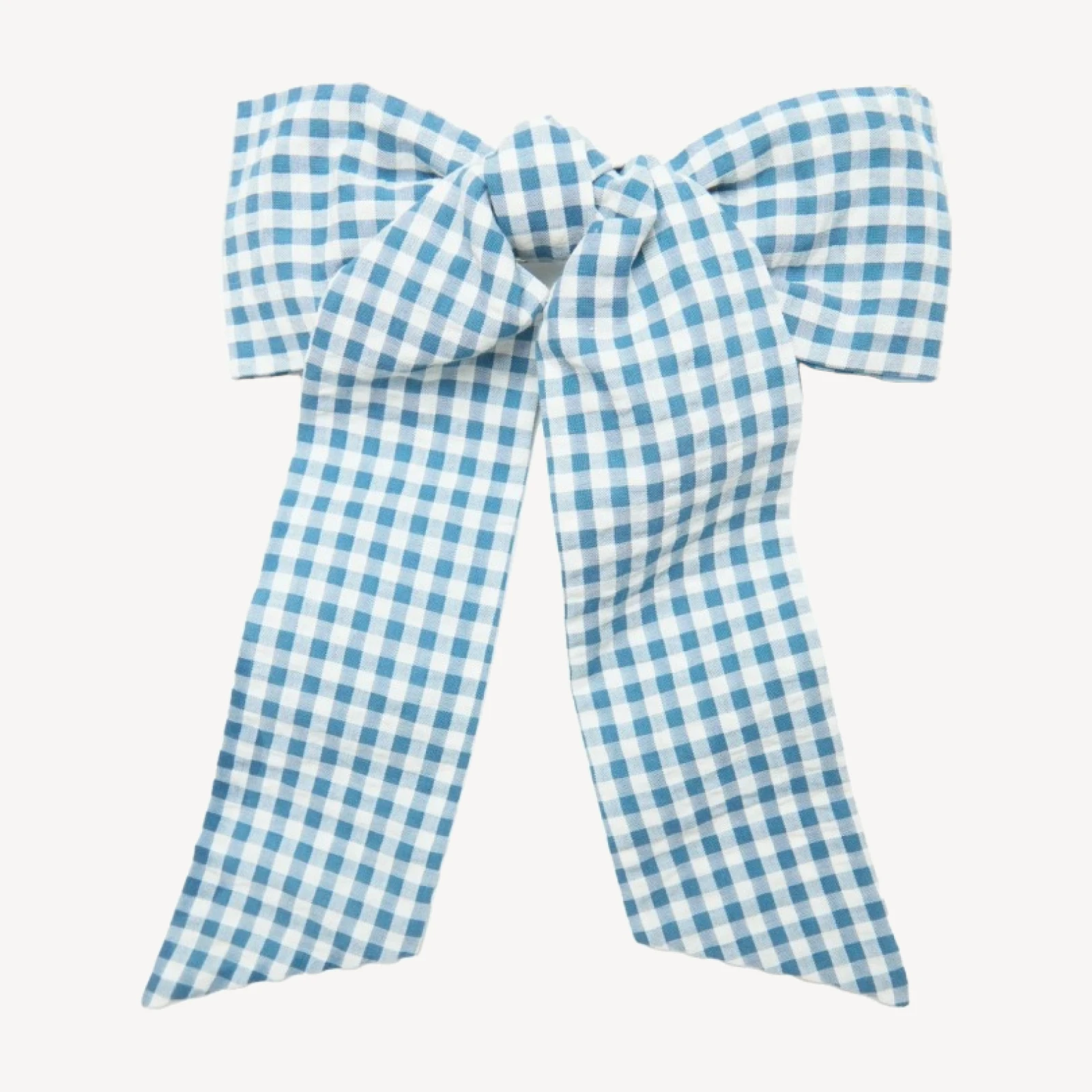 The Belle Bow - Lagoon Gingham
