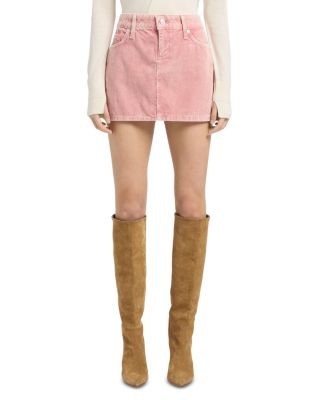 7 For All Mankind Cherry Corduroy Skirt
