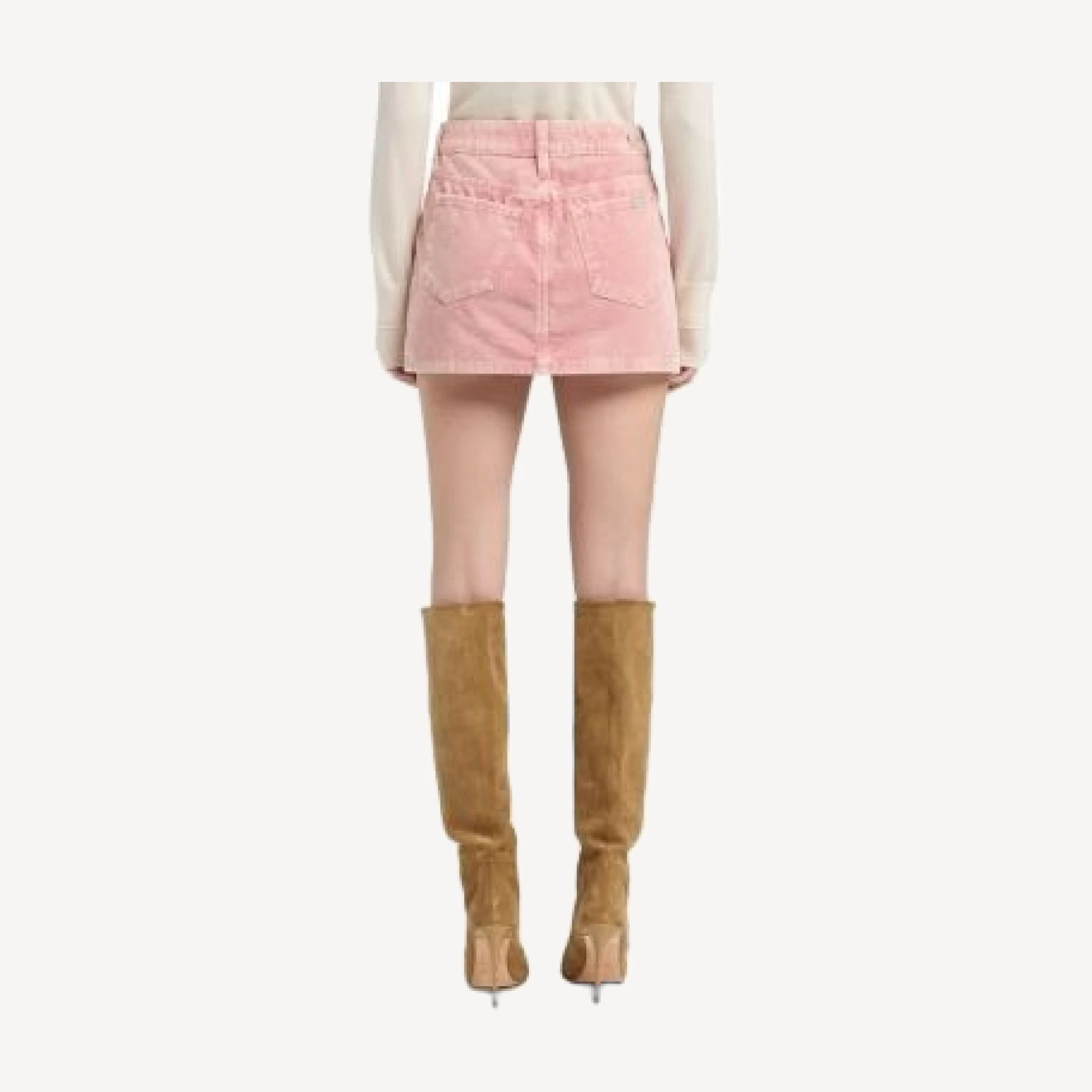 7 For All Mankind Cherry Corduroy Skirt