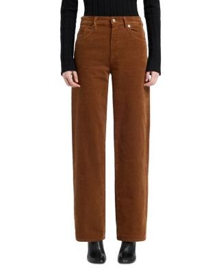 7 For All Mankind Stovepipe Straight Corduroy Pants