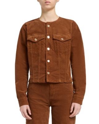 7 For All Mankind Vicky Corduroy Trucker Jacket