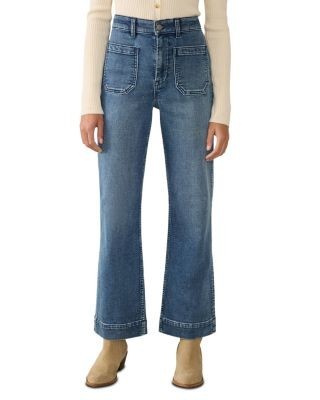 Faherty Stretch Terry Patch Pocket Ankle Pants in Eastern Shore