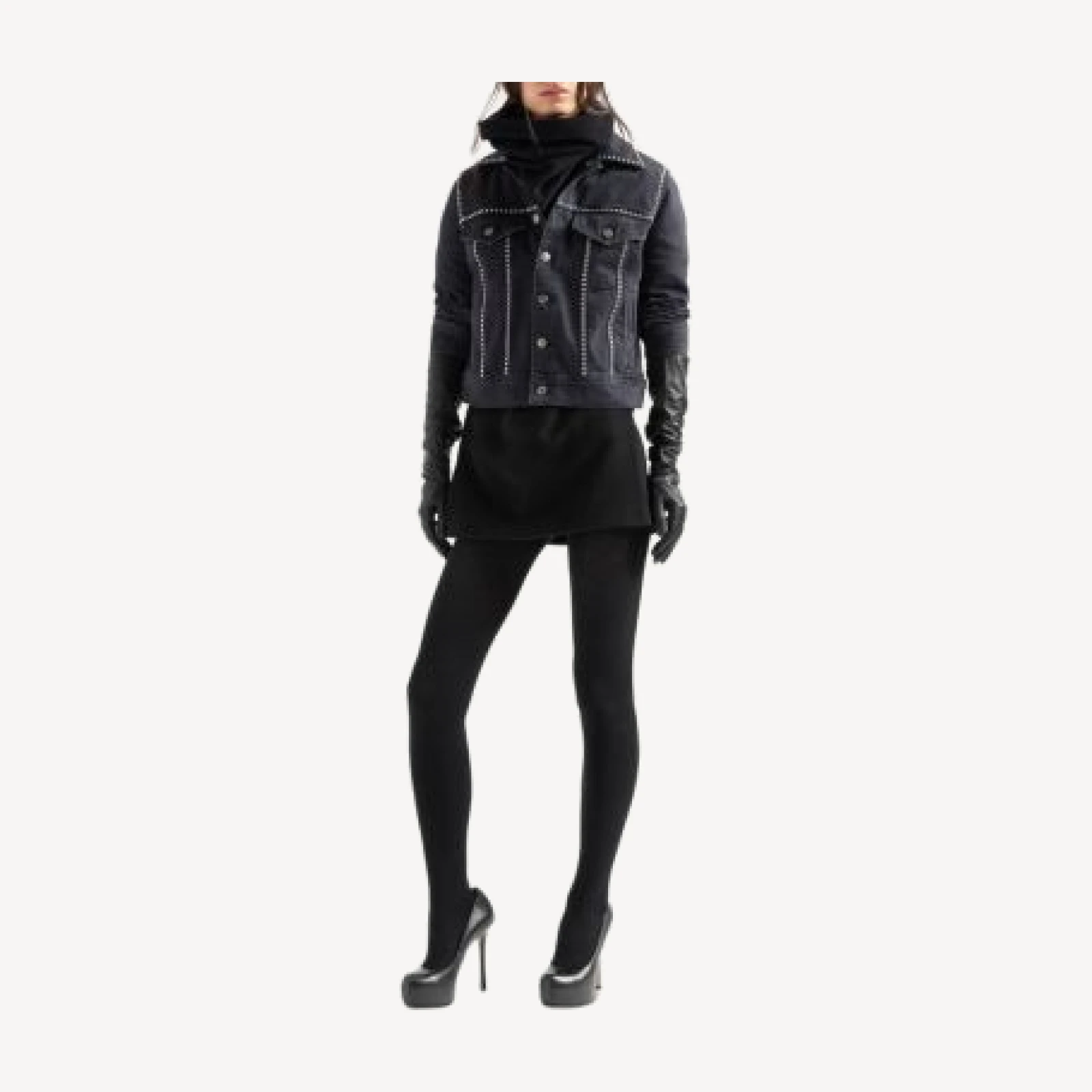 7 For All Mankind Adi Studded Trucker Jacket