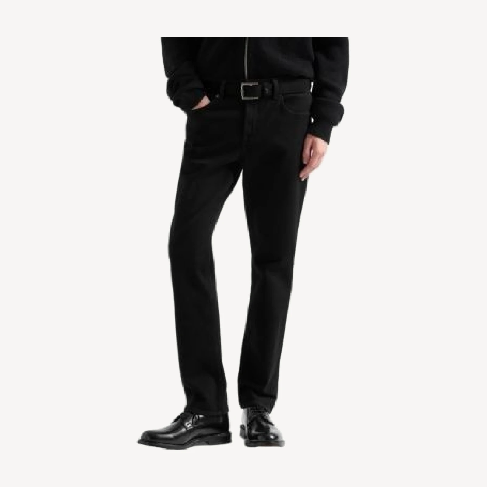 7 For All Mankind The Straight 32 Relaxed Fit Jeans in Midnight Abyss