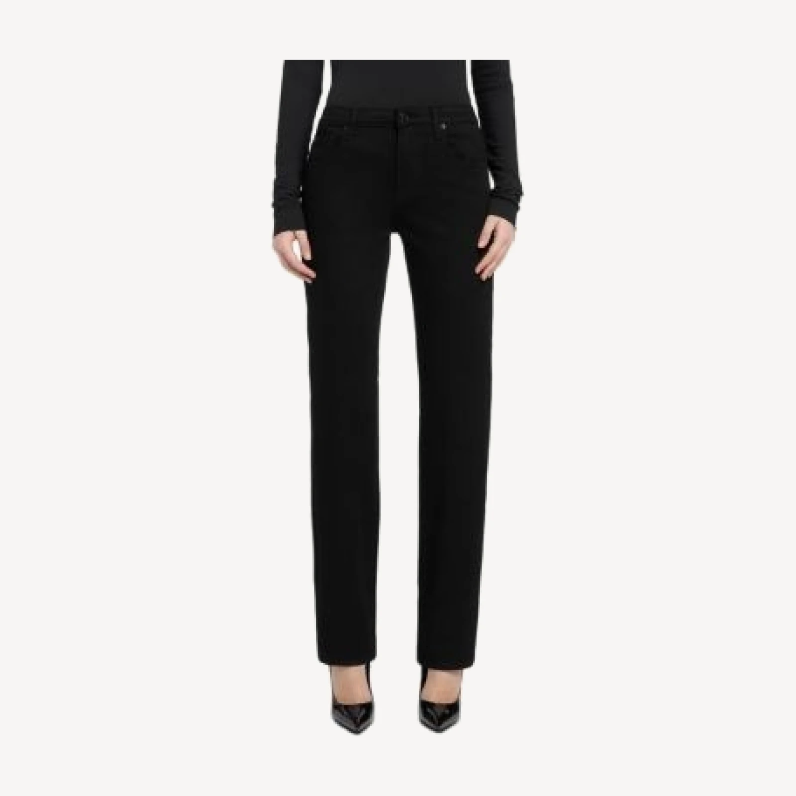 7 For All Mankind The Slim Mid Rise Slim Jeans in Soho Night