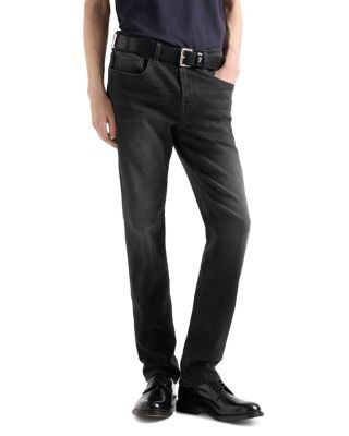 7 For All Mankind The Straight Relaxed Fit 33.5 Jeans in Cinder