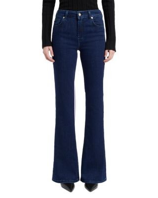 7 For All Mankind The Leggy Mid Rise Flare Jeans in Classical