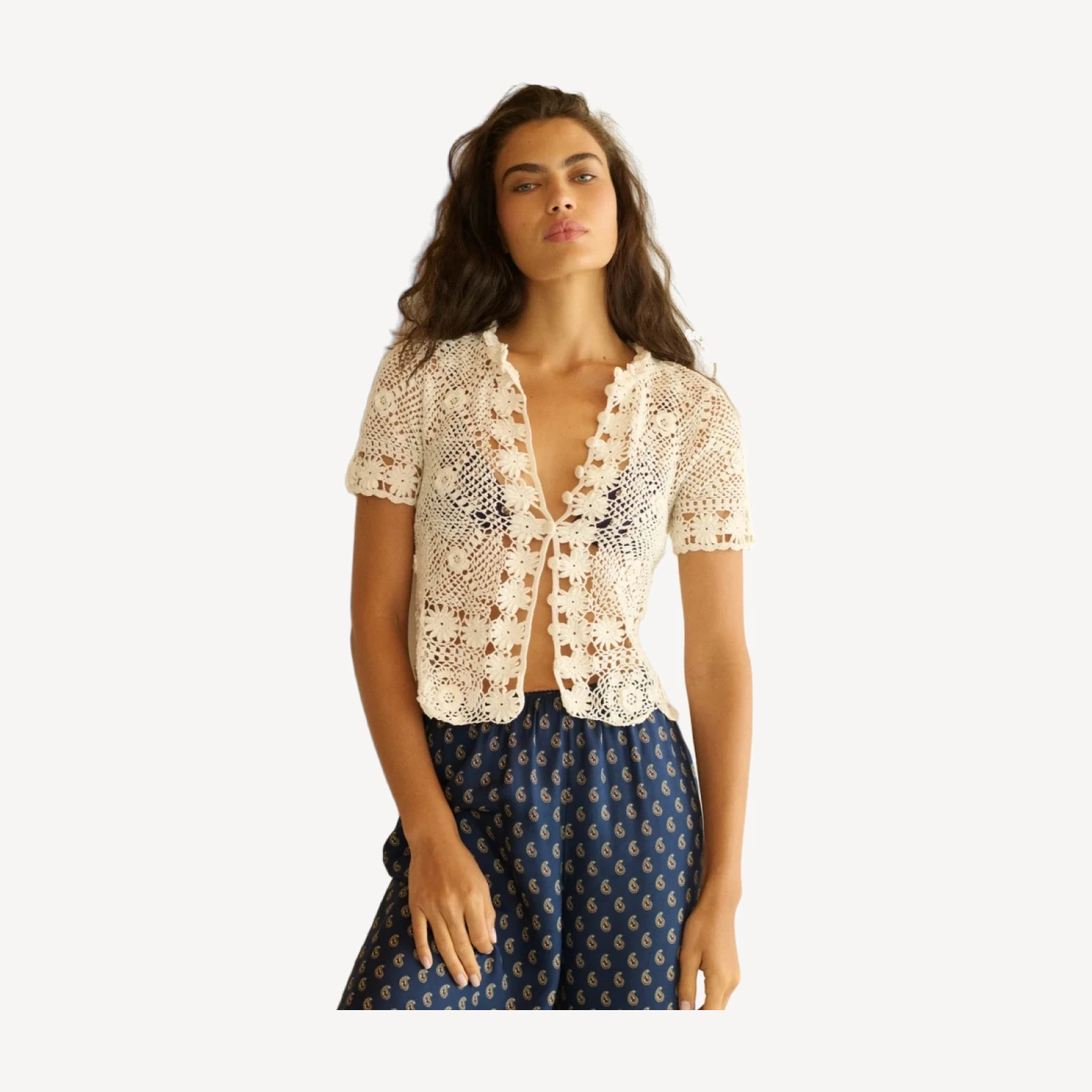 CHRYSANTHE TOP -- PEARL