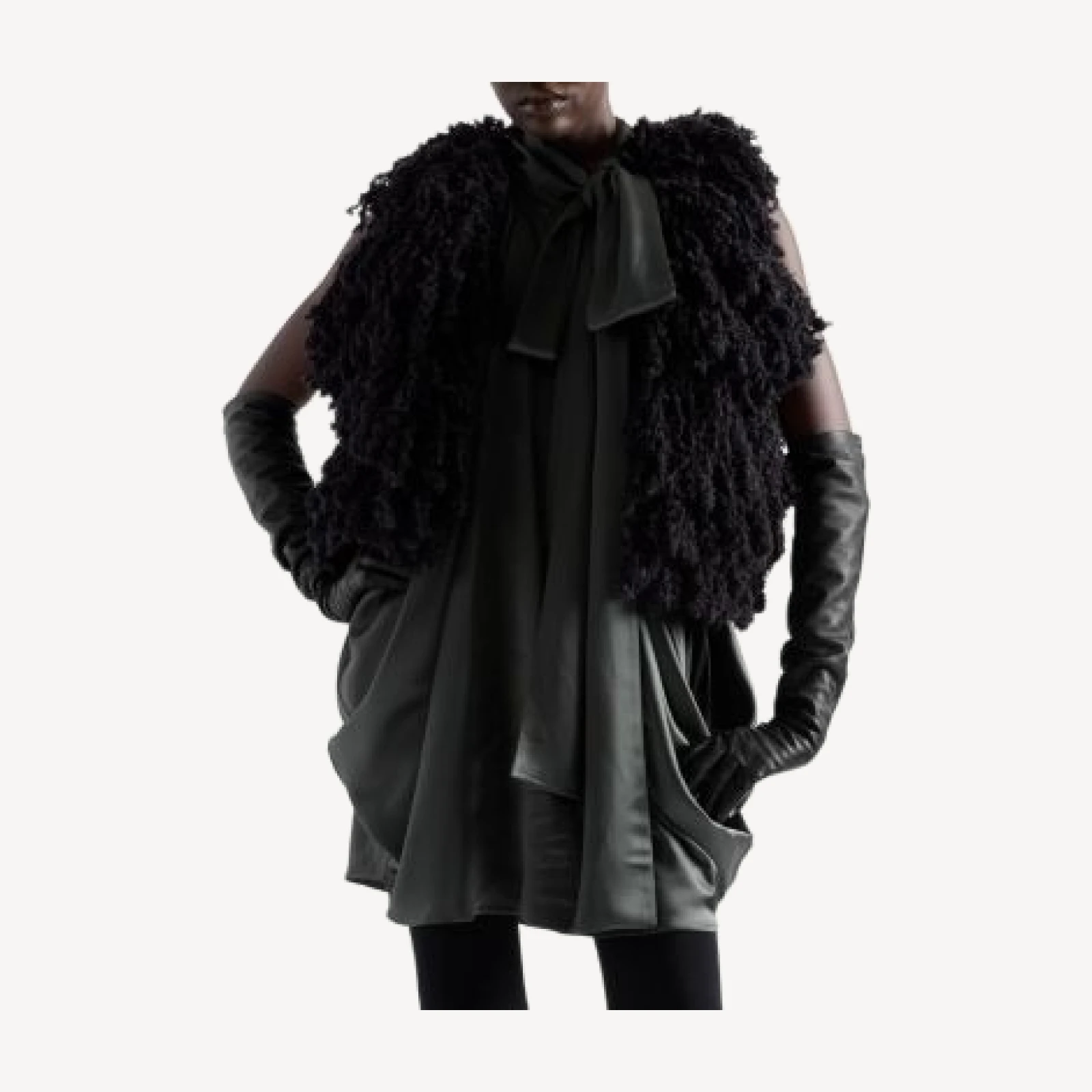 7 For All Mankind Faux Fur Open Front Vest