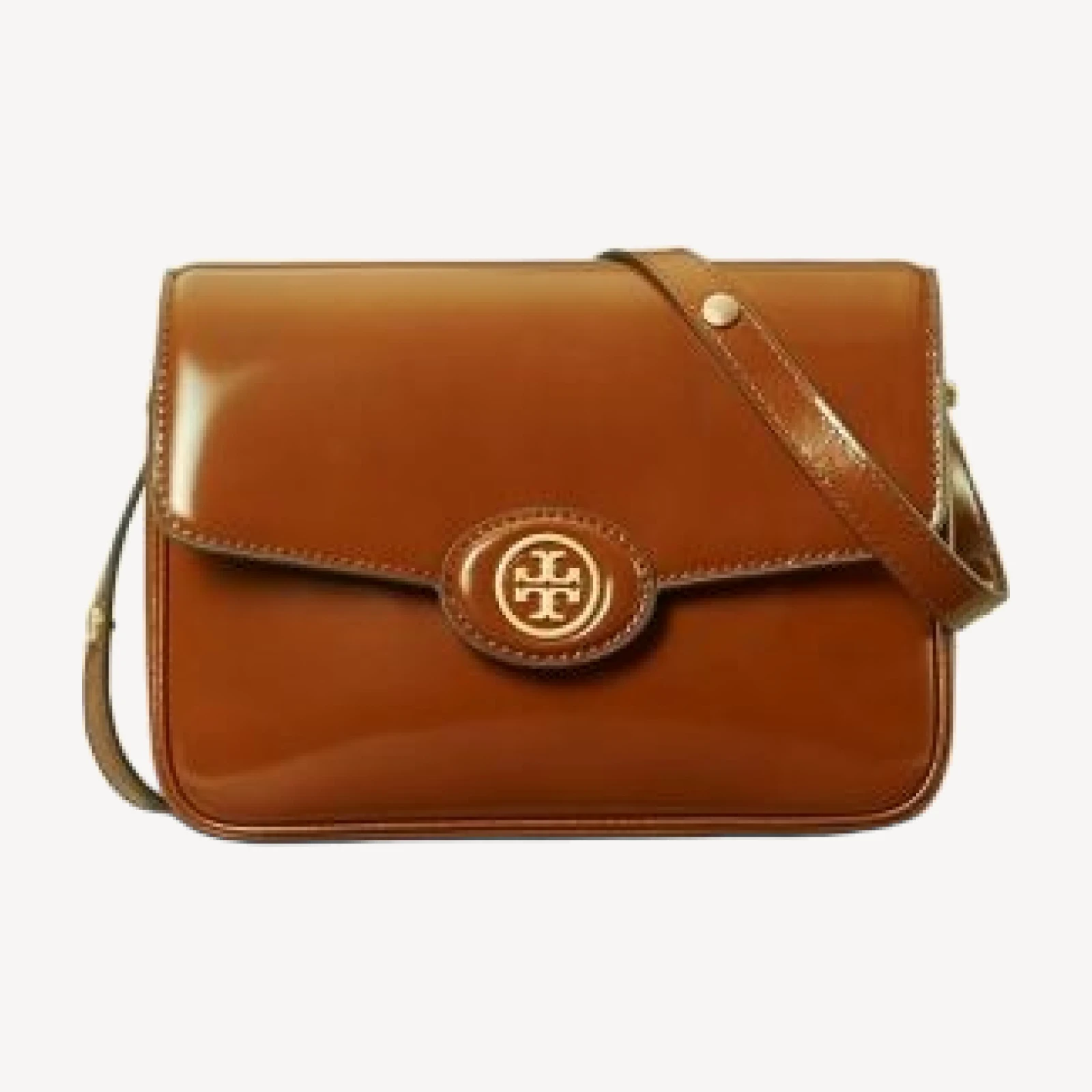 Tory Burch Robinson Spazzolato Leather Convertible Shoulder Bag