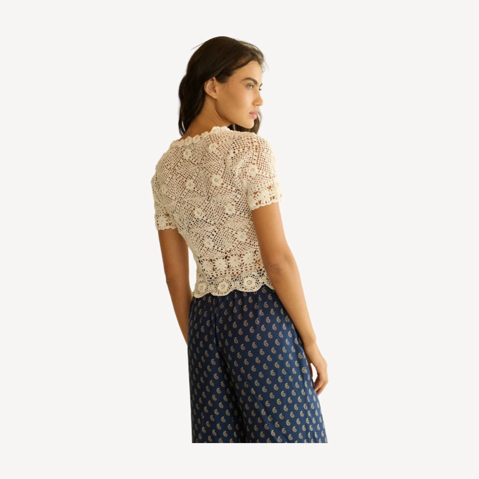 CHRYSANTHE TOP -- PEARL