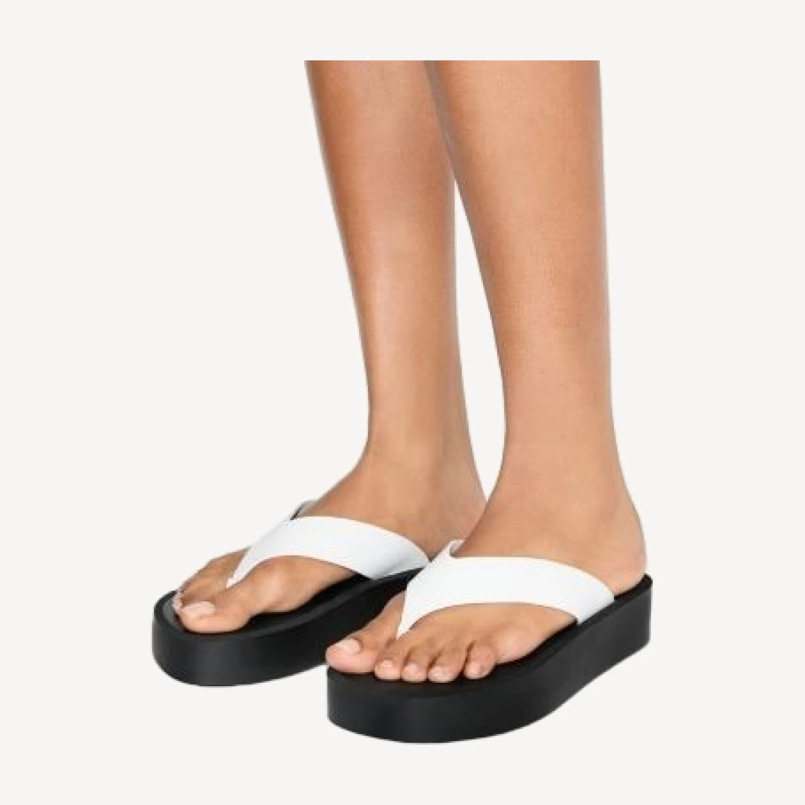 Tory Burch Women's Leather Platform Flip Flops