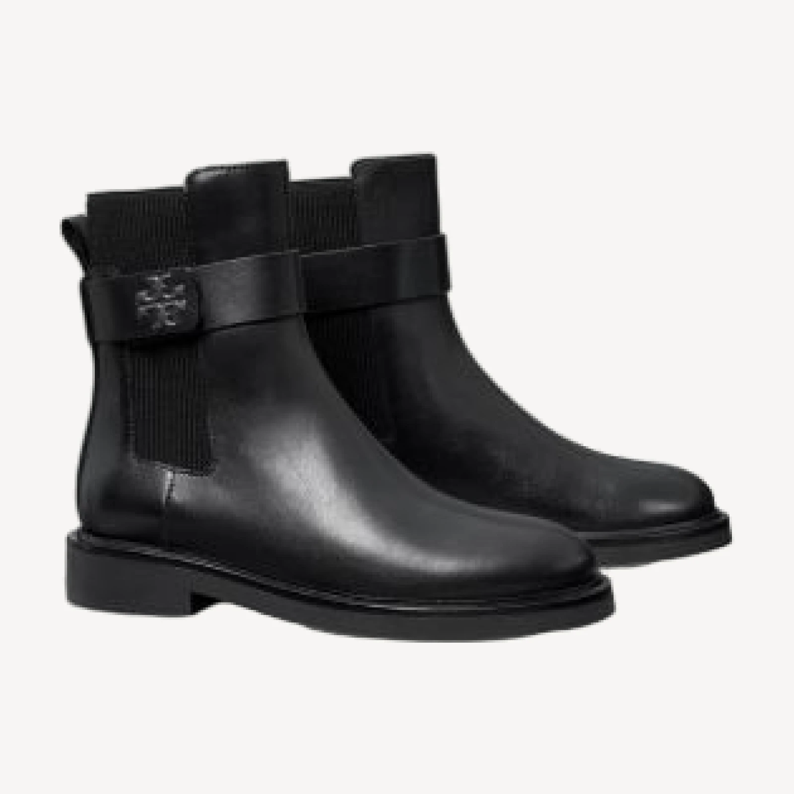 Tory Burch Women's Double T Buckled Chelsea Boots