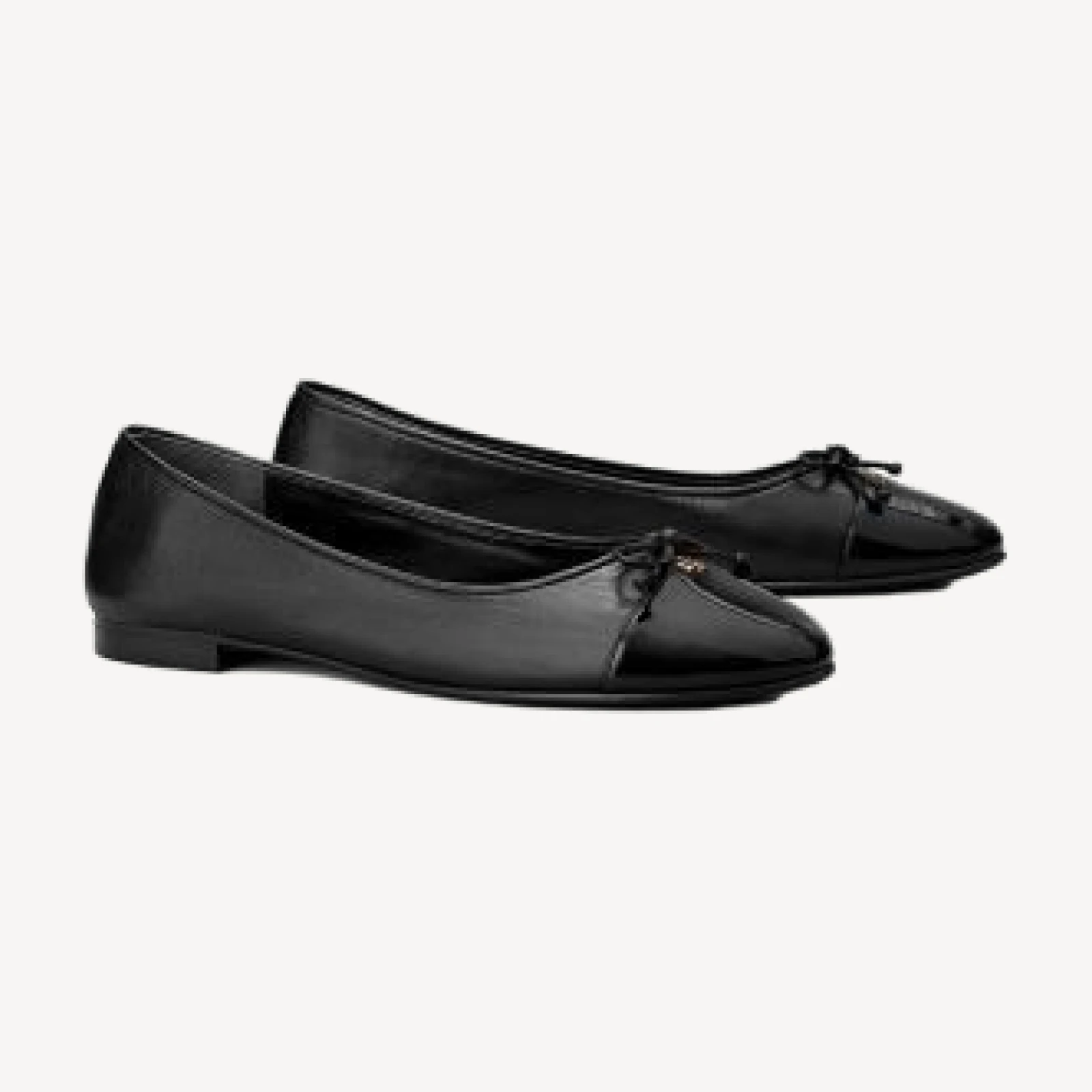 Tory Burch Women's Bow Logo Slip On Ballet Flats