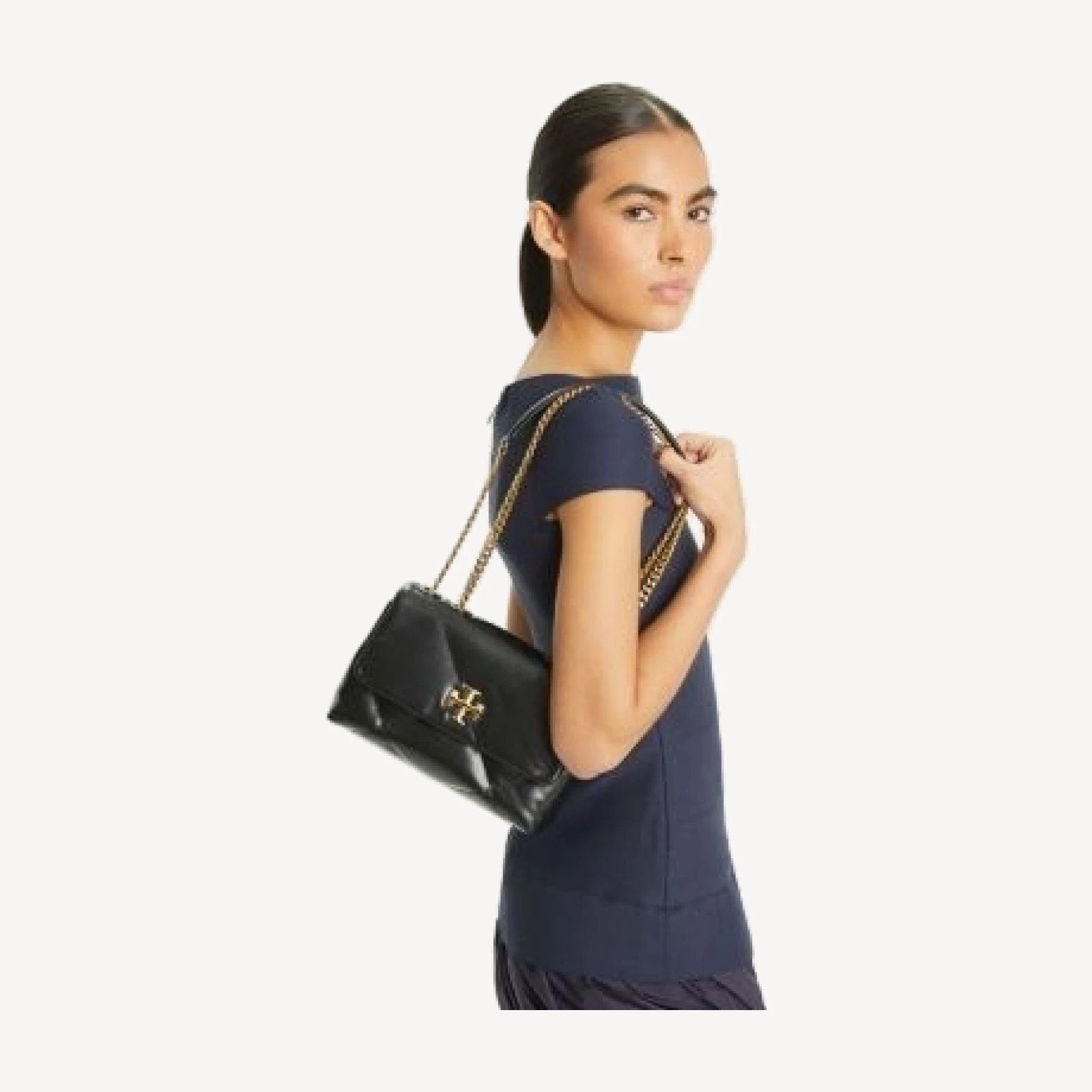 Tory Burch Kira Diamond Quilted Leather Convertible Shoulder Bag