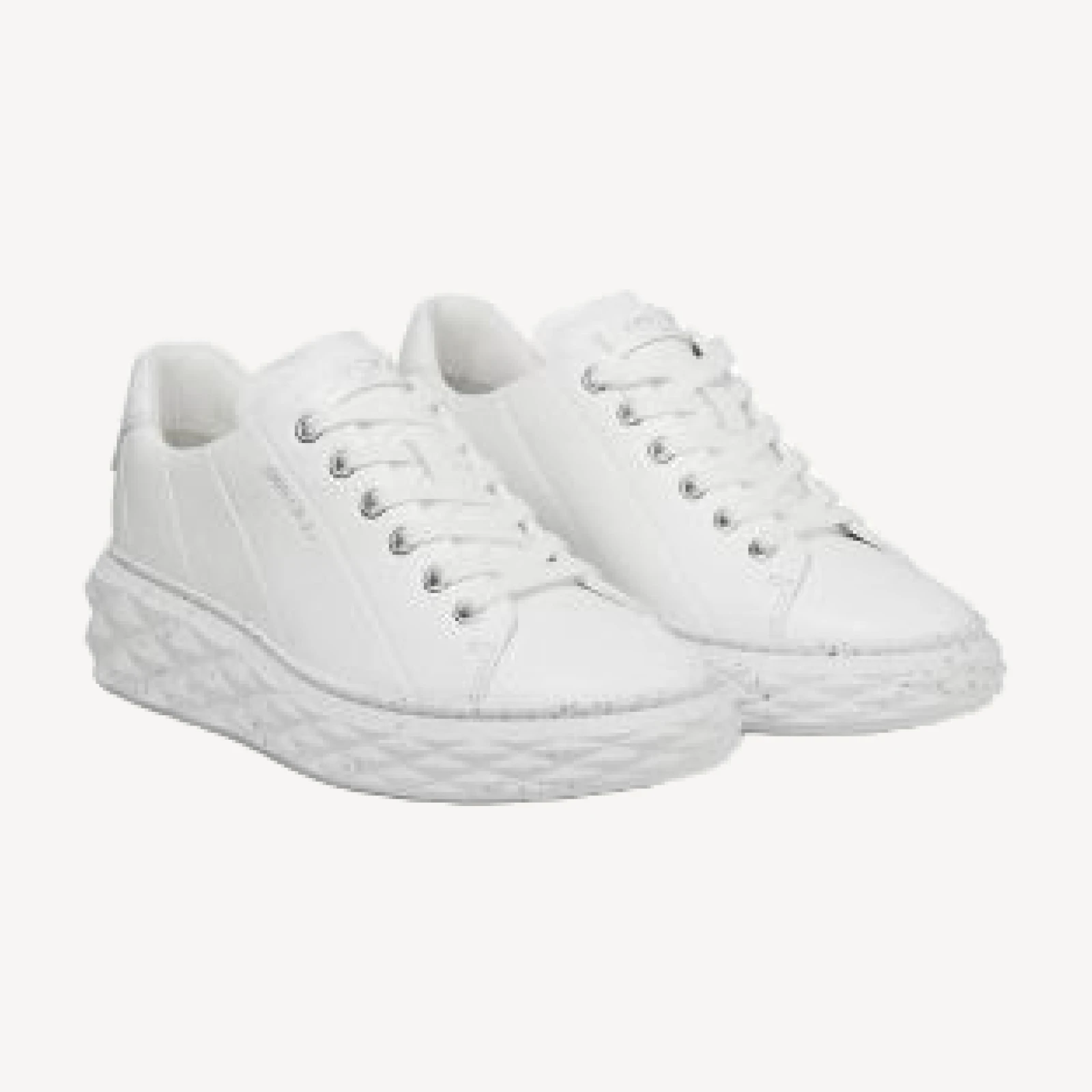 Jimmy Choo Women's Diamond Light Leather Sneakers