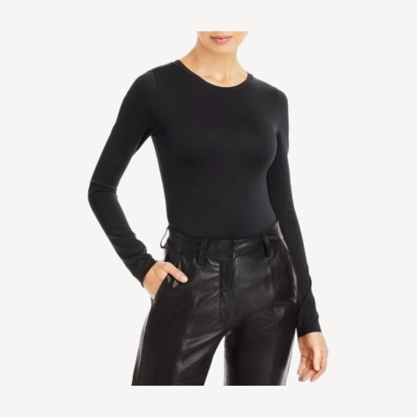 Good American Scuba Crewneck Bodysuit