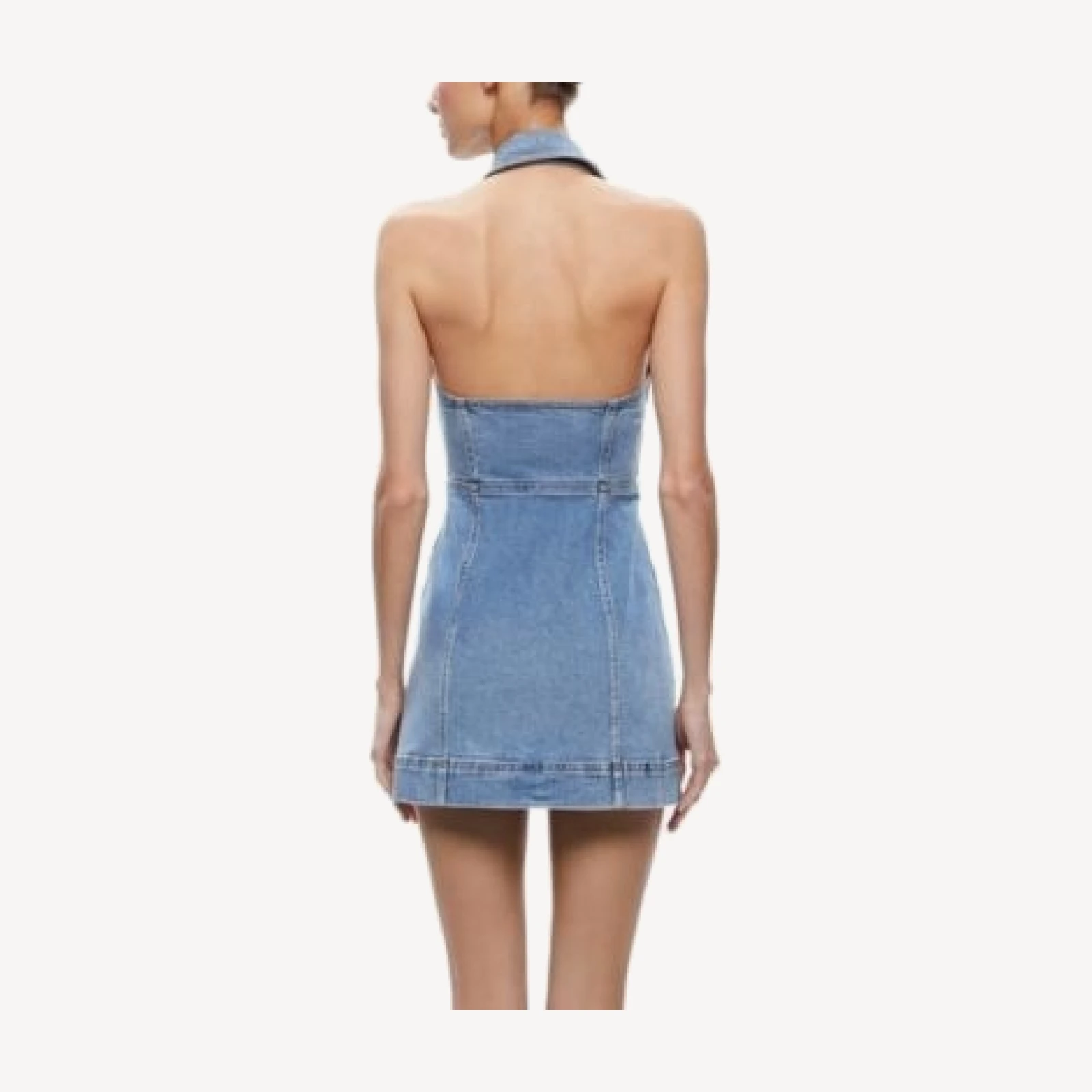 Alice and Olivia Kendall Denim Mini Dress