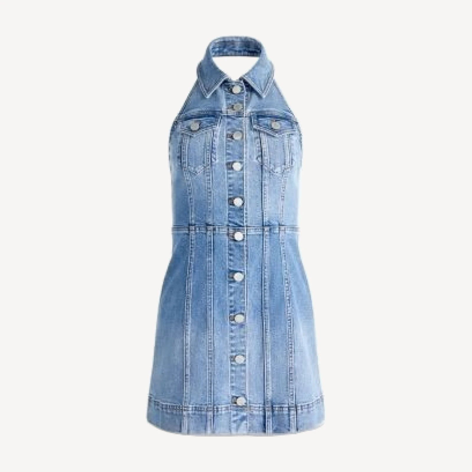 Alice and Olivia Kendall Denim Mini Dress
