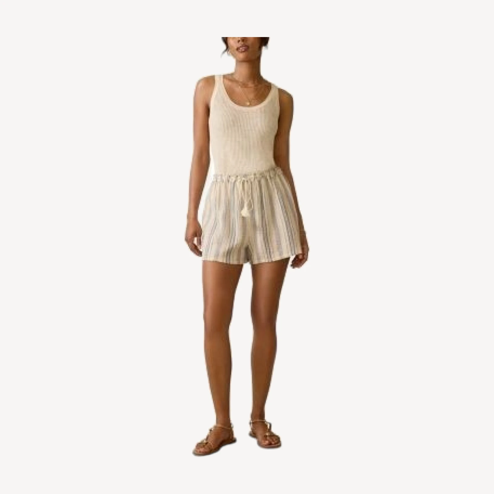 Faherty Dune Gauze Drawstring Shorts