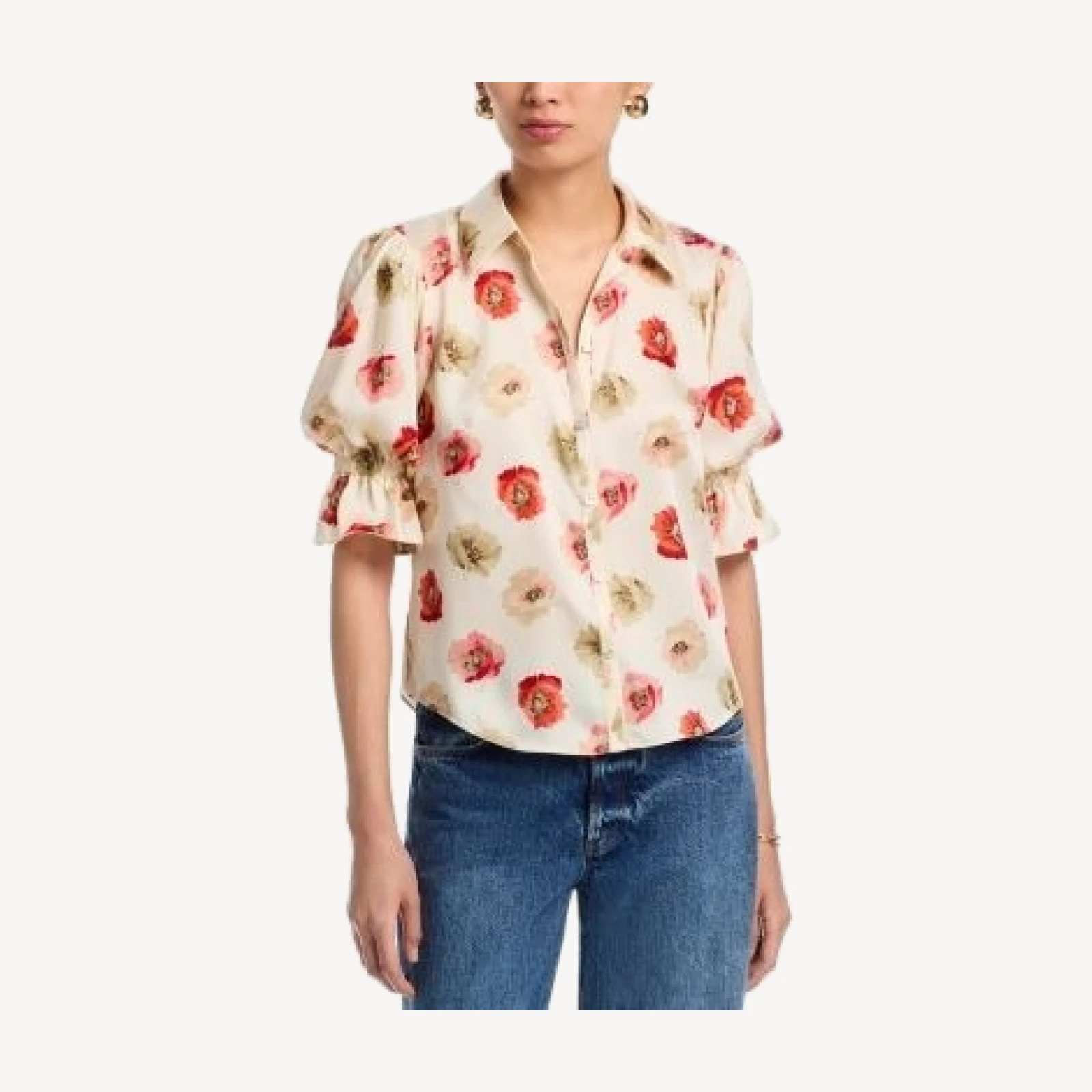 Cinq a Sept Floating Poppies Fiona Top