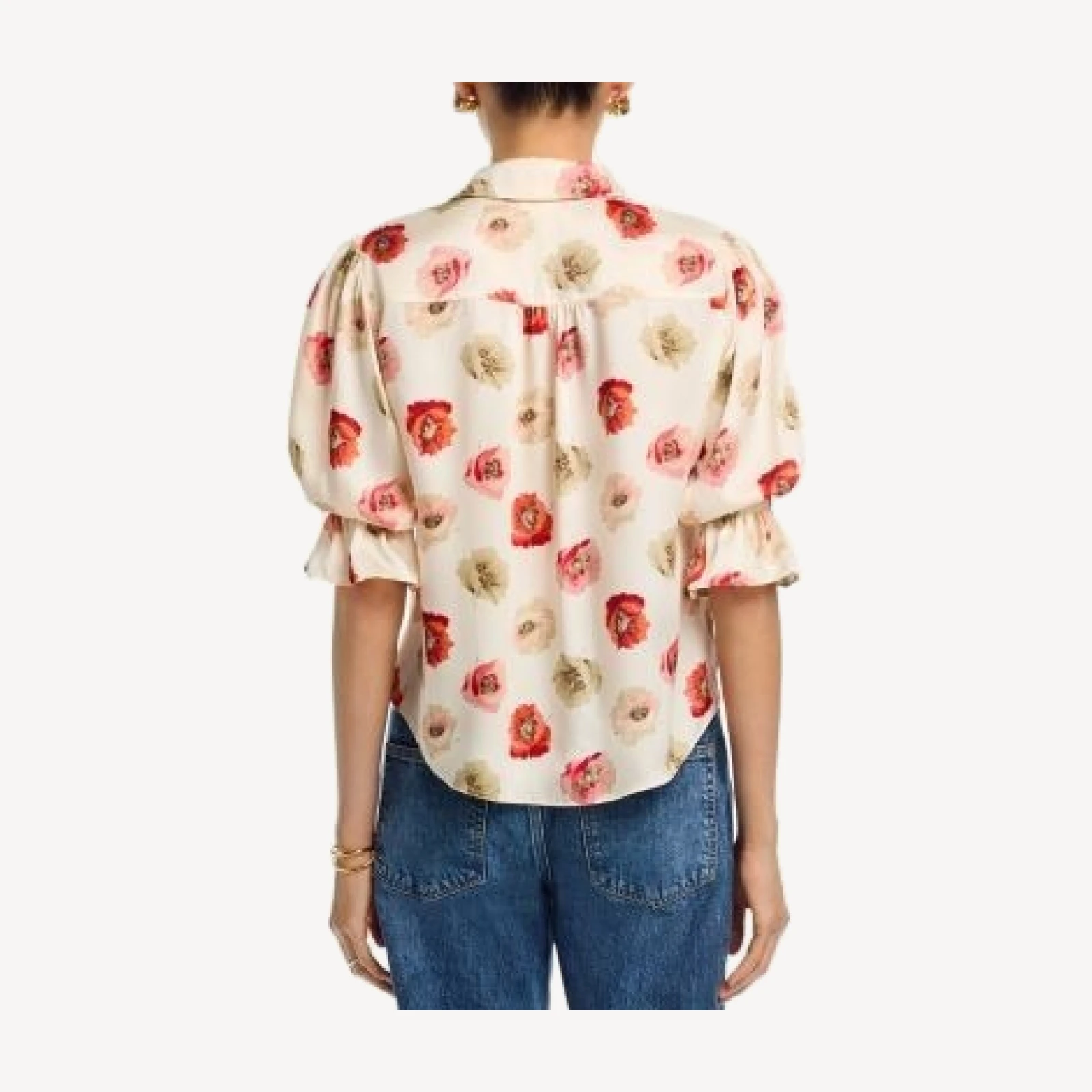 Cinq a Sept Floating Poppies Fiona Top