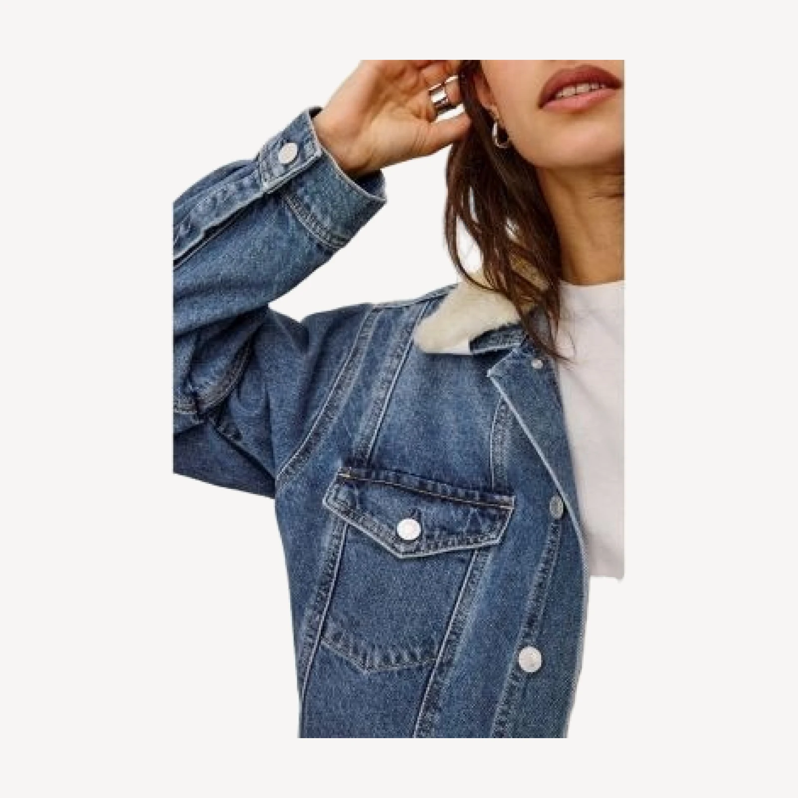 Rails Washington Cotton Denim Bomber Jacket