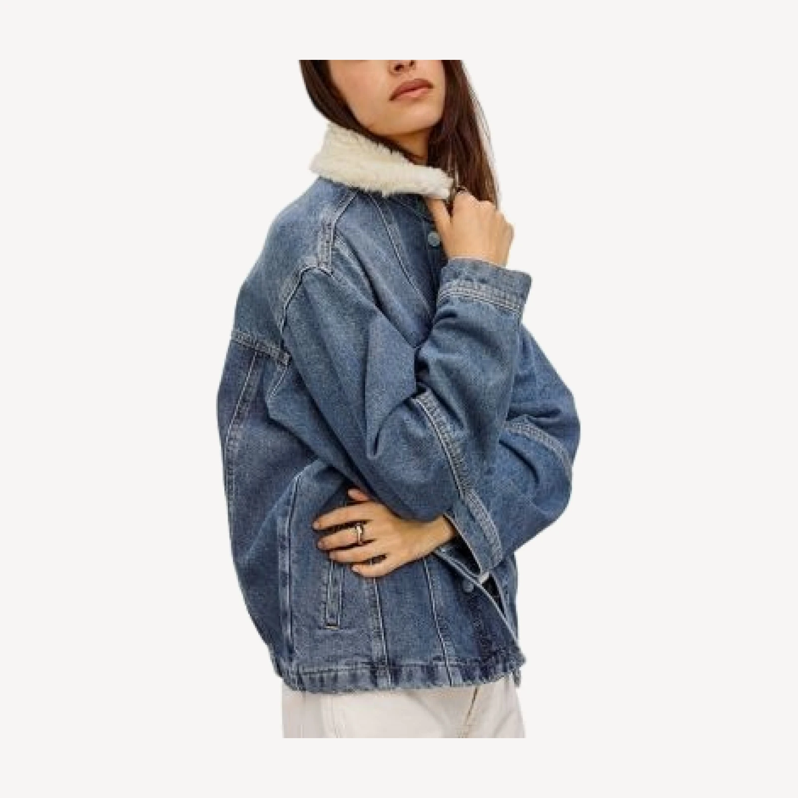 Rails Washington Cotton Denim Bomber Jacket
