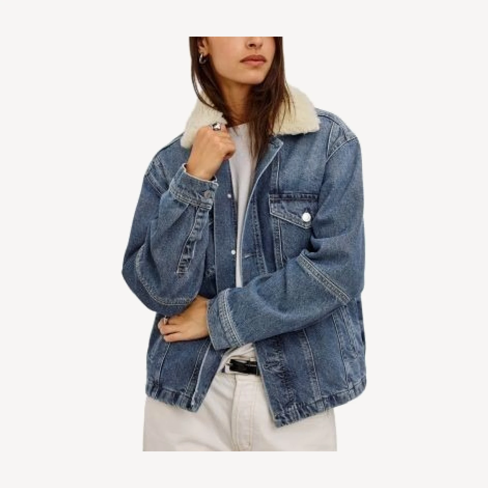 Rails Washington Cotton Denim Bomber Jacket