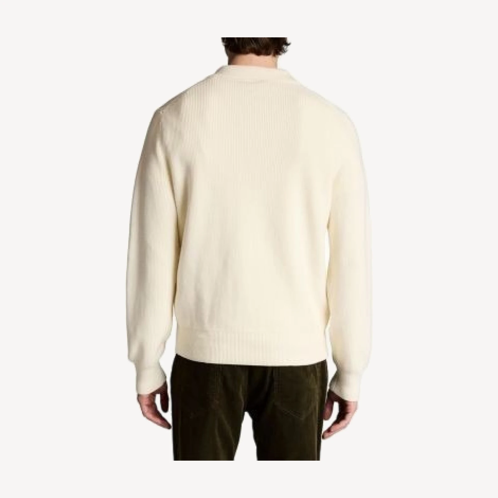 Vince Heirloom Shaker Cotton & Cashmere Polo Sweater